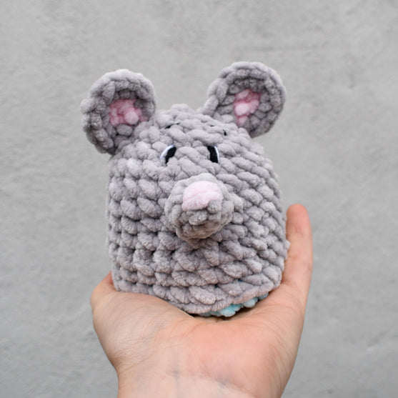 Éléphant et souris - Peluche réversible
4