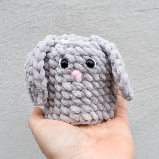 Lièvre et poussin - Peluche réversible
4