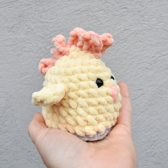 Lièvre et poussin - Peluche réversible
8