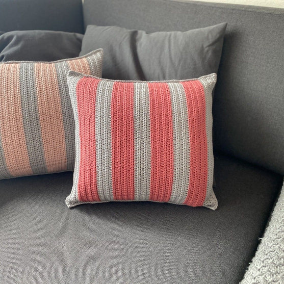 Coussin Rayé en Coton – Carré
5