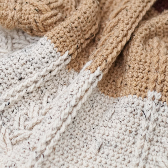 Happy Bear - Couverture Bébé et Bonnet
11