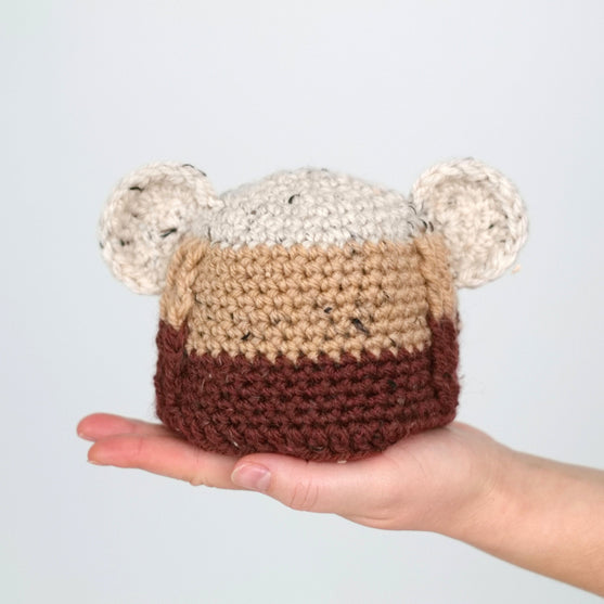 Happy Bear - Couverture Bébé et Bonnet
6