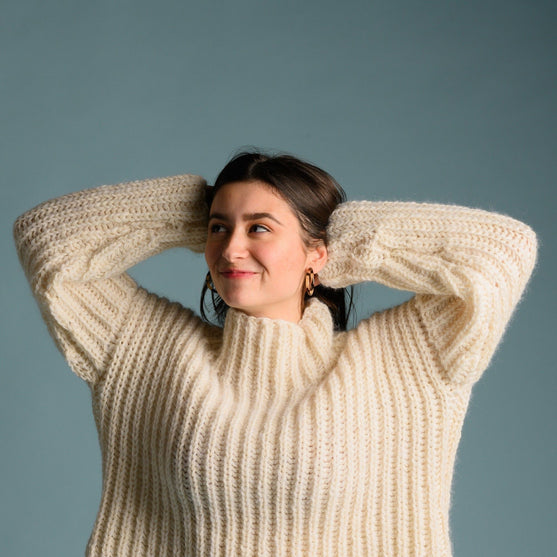 Naomi - Pull Brioche
6