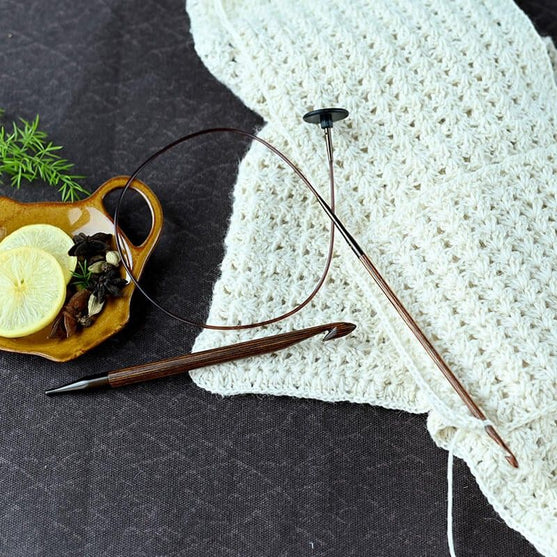 Ginger - Set de crochets afghans/tunisiens interchangeables - KnitPro
8