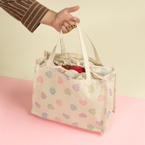 Sac de courses en toile avec fermeture à lacets - Hobbii
5