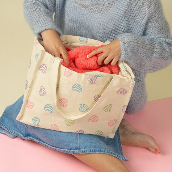 Sac de courses en toile avec fermeture à lacets - Hobbii
6