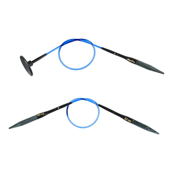 Ensemble de aiguilles circulaires interchangeables extra courtes DENIM - KnitPro
5