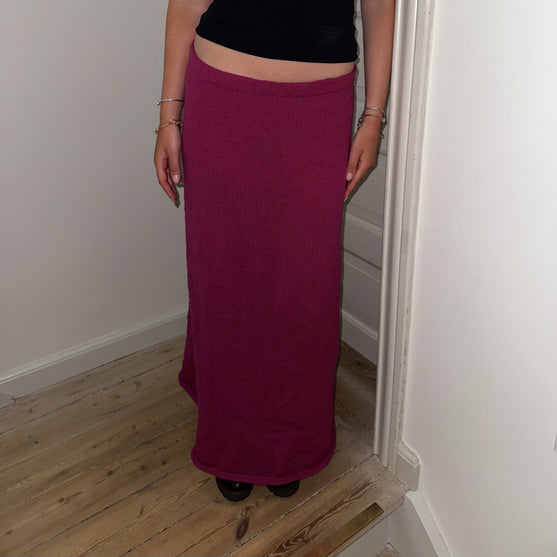 Jupe maxi en A - Jupe maxi taille bass
2