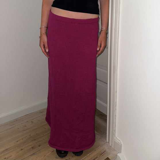 Jupe maxi en A - Jupe maxi taille bass
3