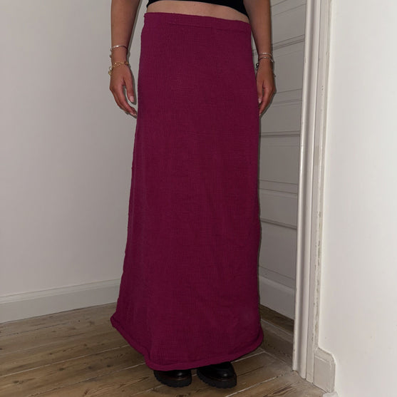 Jupe maxi en A - Jupe maxi taille bass
4