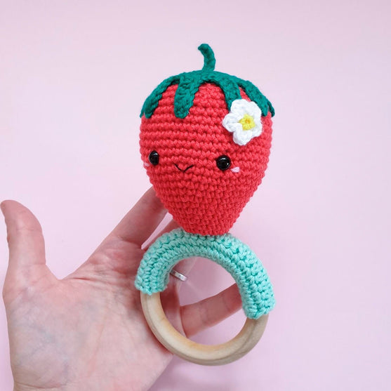 Fraise Kawaii - Hochet
2