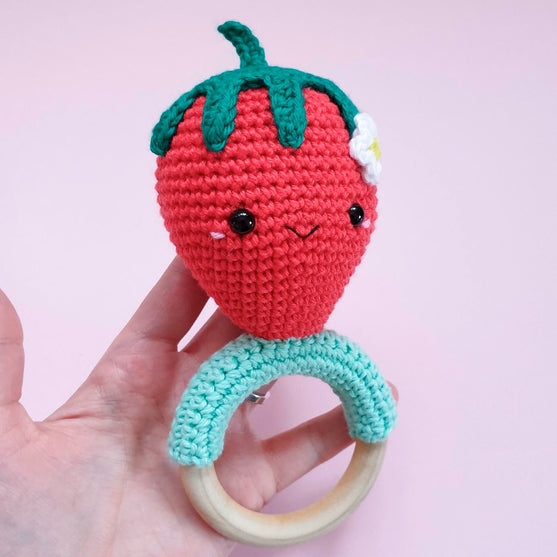 Fraise Kawaii - Hochet
3