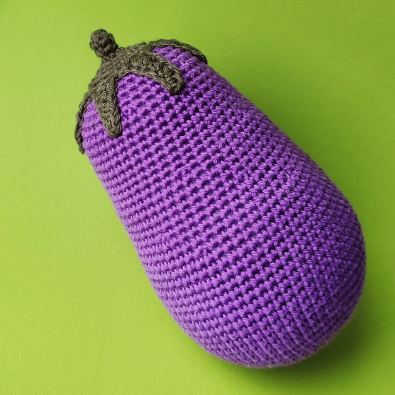 L’aubergine - Jouet de crochet
4