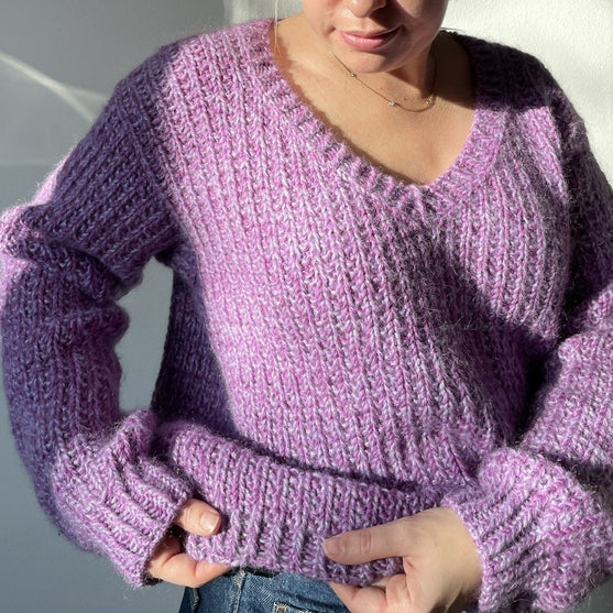 Easy Evening Sweater - Édition en V
2