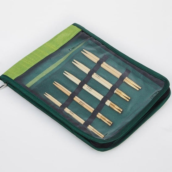 Set aiguilles circulaires interchangeables Bamboo - Débutant - KnitPro
5