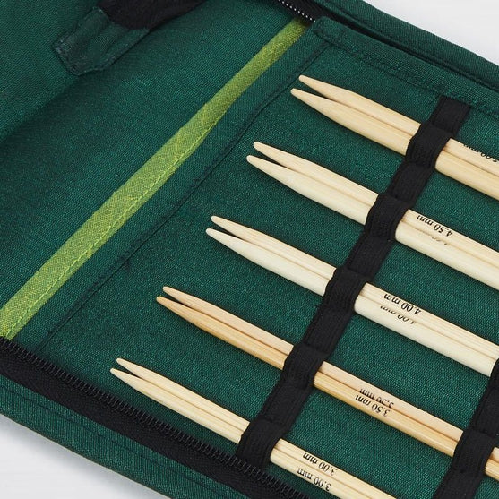 Set aiguilles circulaires interchangeables Bamboo - Débutant - KnitPro
3