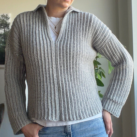 Evelyn - Pull en côtes
5