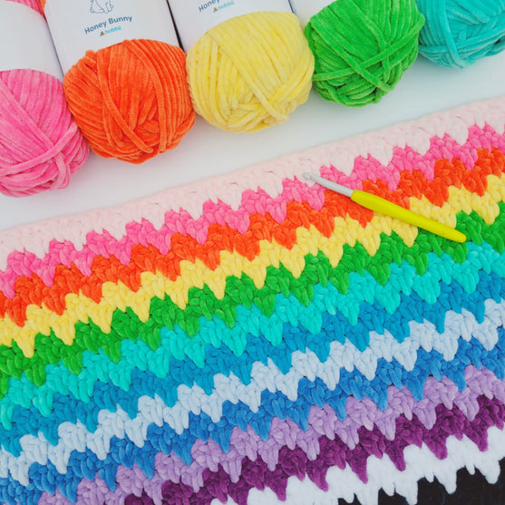 The Rainbow Cuddle Blanket - Couverture
2