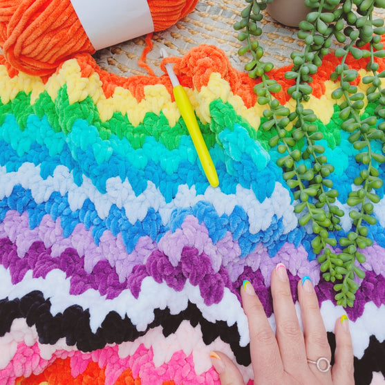 The Rainbow Cuddle Blanket - Couverture
3