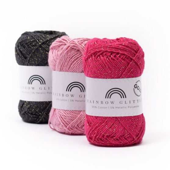 Rainbow 8/4 Glitter Gold - Hobbii
5