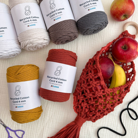 Recycled Cotton Cord (4 mm) - Hobbii
2