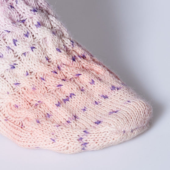Chaussettes avec Torsades
5