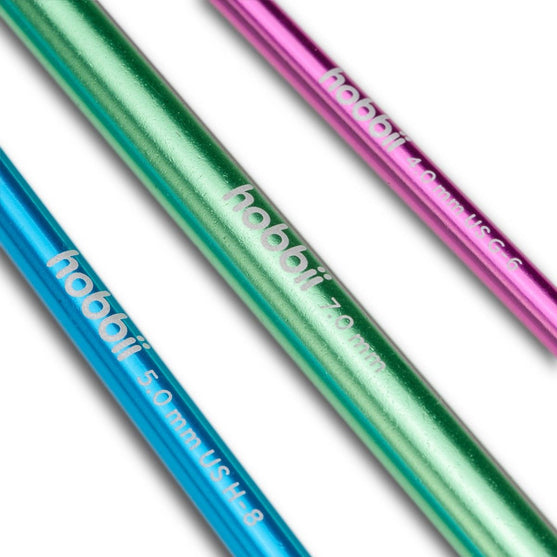 Crochet Tunisien en Aluminium - 27 cm - Hobbii
5