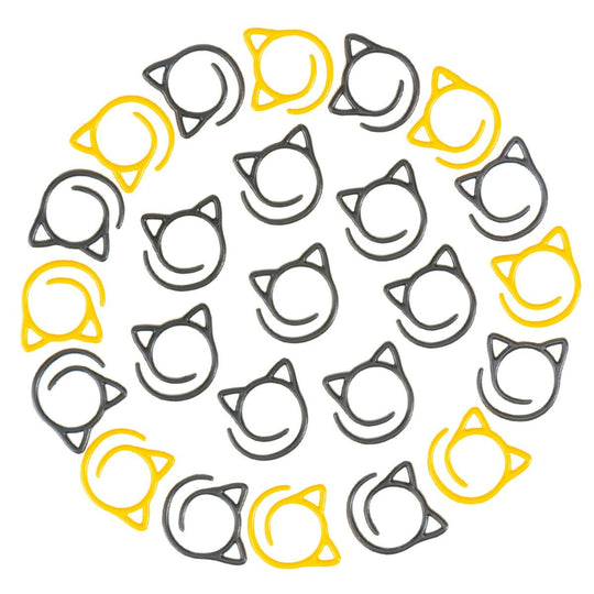 Marqueurs de mailles en métal - Halloween Cat - Hobbii