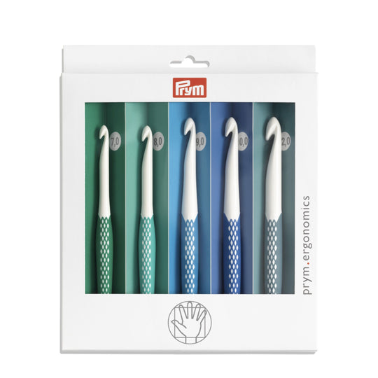 Set de crochets laine ergonomiques - Prym