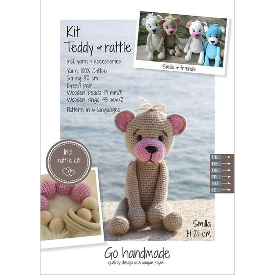 Modèle crochet - Teddy &amp; Hochet - Go Handmade