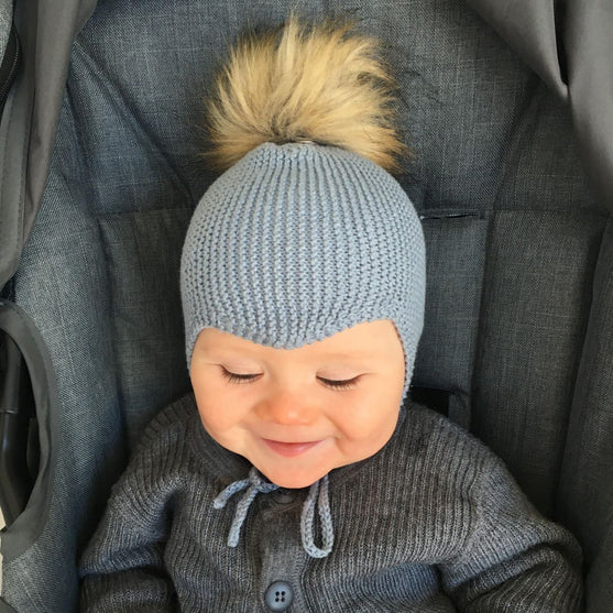 

Bonnet Bébé tricoté – Coton
4