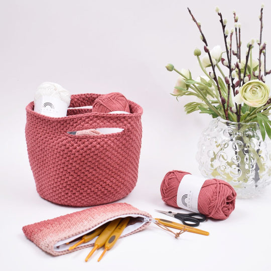 Sac pour fils au crochet avec structure 8/8