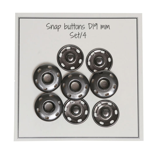 Boutons pressoirs - 19 mm - Go Handmade