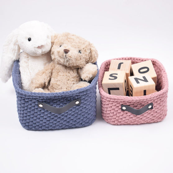 

Panière avec base en cuir - Grand
3