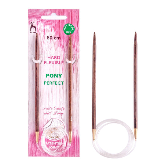 Aiguilles circulaires Perfect - 80 cm - Pony
