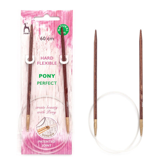 

Aiguilles circulaires Perfect - 60 cm - Pony
1