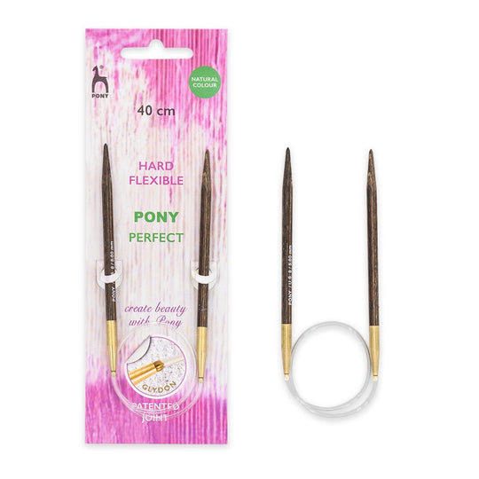 Aiguilles circulaires Perfect - 40 cm - Pony