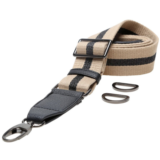 

Bandoulière en coton - Ajustable 80–125 cm x 38 mm - Go Handmade
1