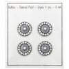 

Boutons Perle avec Pierre - Noirs - Plusieurs Tailles - Go Handmade
1