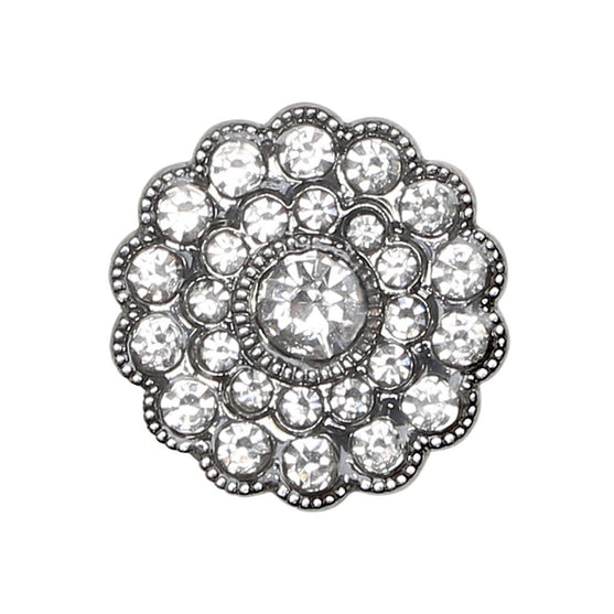 

Boutons Bling - Petites Pierres - Argent - 4 pcs. - Go Handmade
1