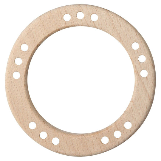 Anneau en bois avec trous - Go Handmade