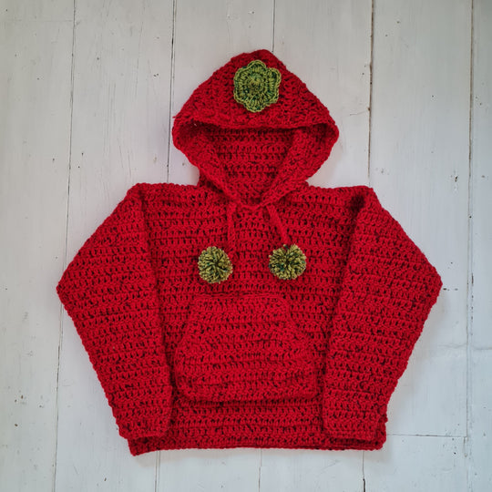 Strawberry - Pull à capuche pour enfant