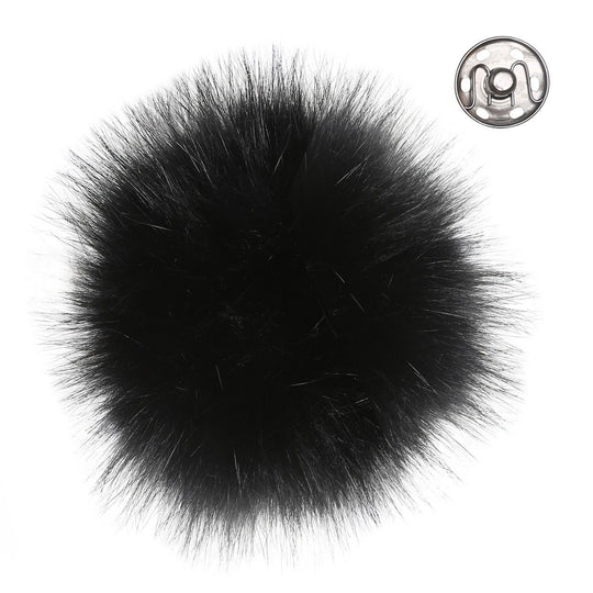 Pompon - Noir - Go Handmade