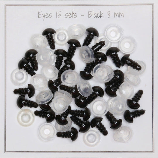 Yeux de sécurité - 8 mm - Go Handmade
