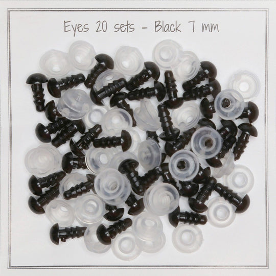 Yeux de sécurité - 7 mm - Go Handmade