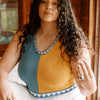 

Bevelled Tank - Haut Intarsia Sans Manche
5