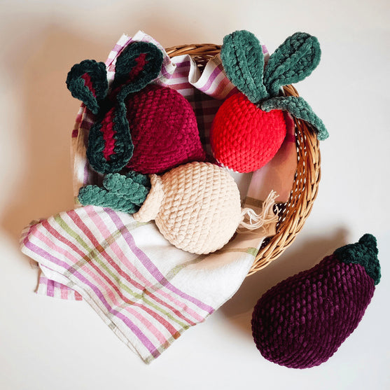 

Veggie Friends - Légumes en peluche
3