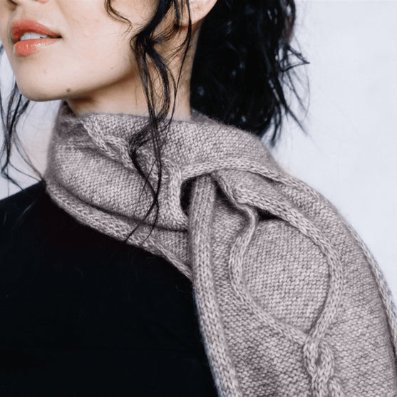 

Isley - Écharpe à Torsades Ajourés
5