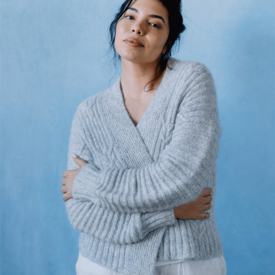 Cloudbusting - Gilet torsadé