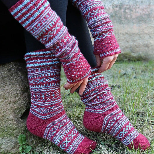 Chaussettes en jacquard